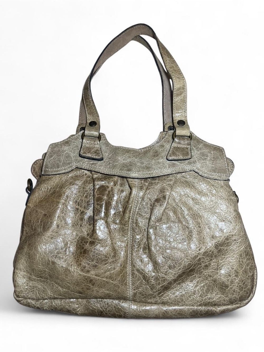 Patricia Nash Napoli Olive Shoulder Bag